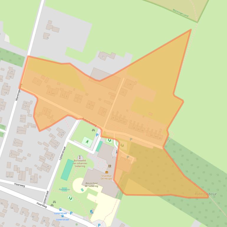 Kaart van postcodegebied 7938PL.