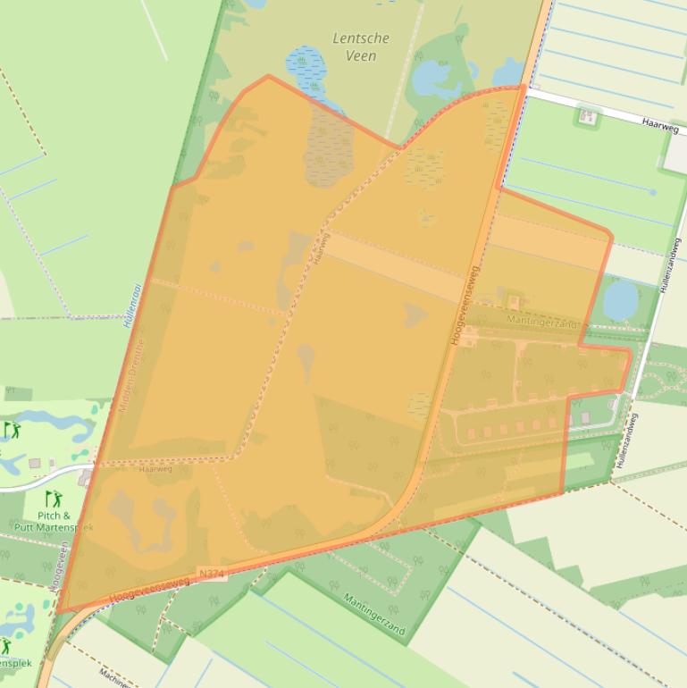 Kaart van postcodegebied 7938TA.
