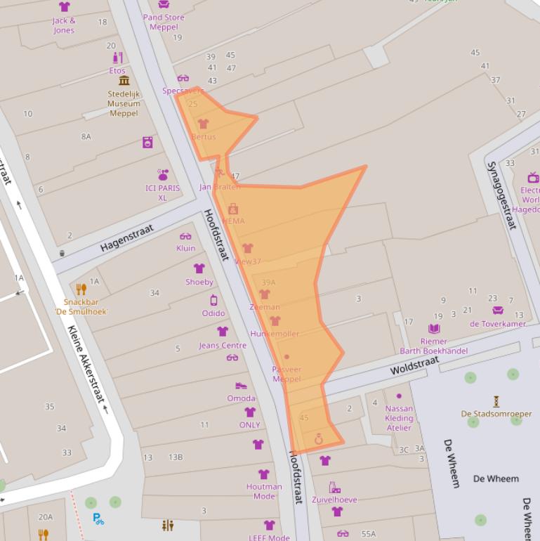 Kaart van postcodegebied 7941AB.