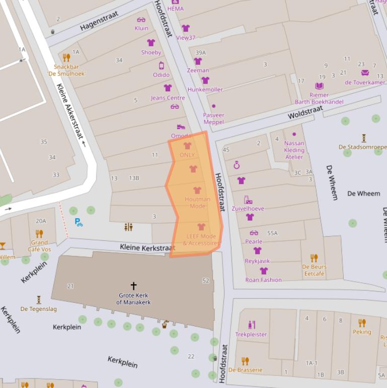 Kaart van postcodegebied 7941AJ.