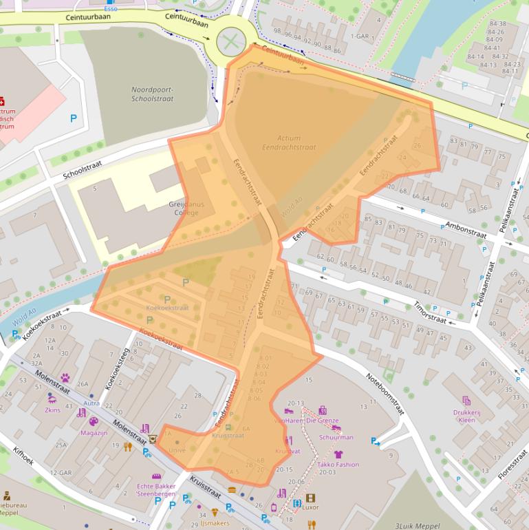 Kaart van postcodegebied 7941AP.