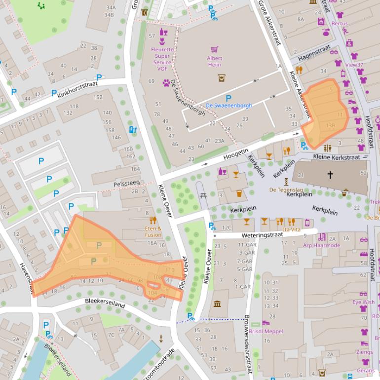 Kaart van postcodegebied 7941BC.