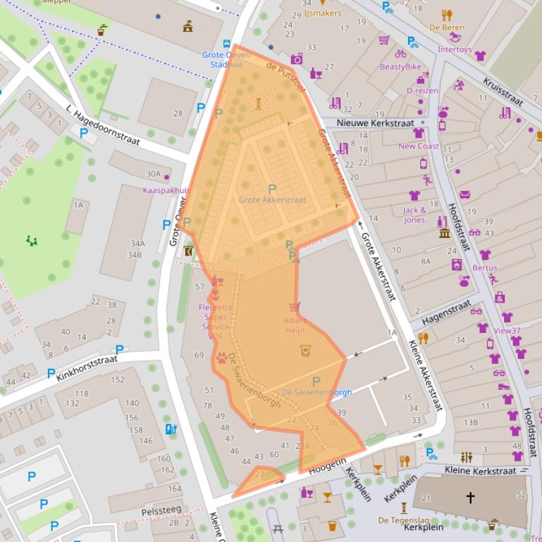 Kaart van postcodegebied 7941BD.