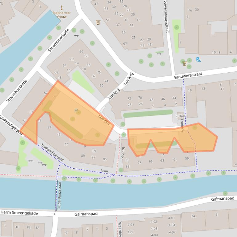 Kaart van postcodegebied 7941DC.