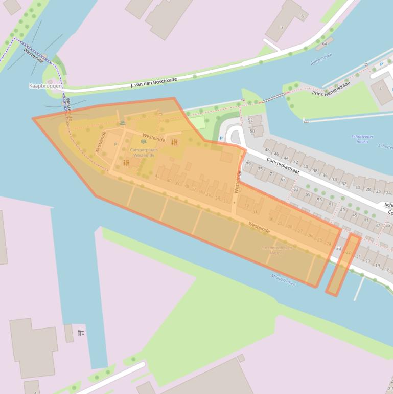 Kaart van postcodegebied 7941EL.