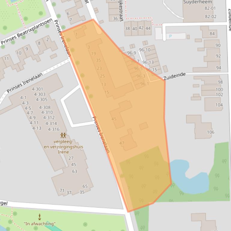 Kaart van postcodegebied 7941ER.