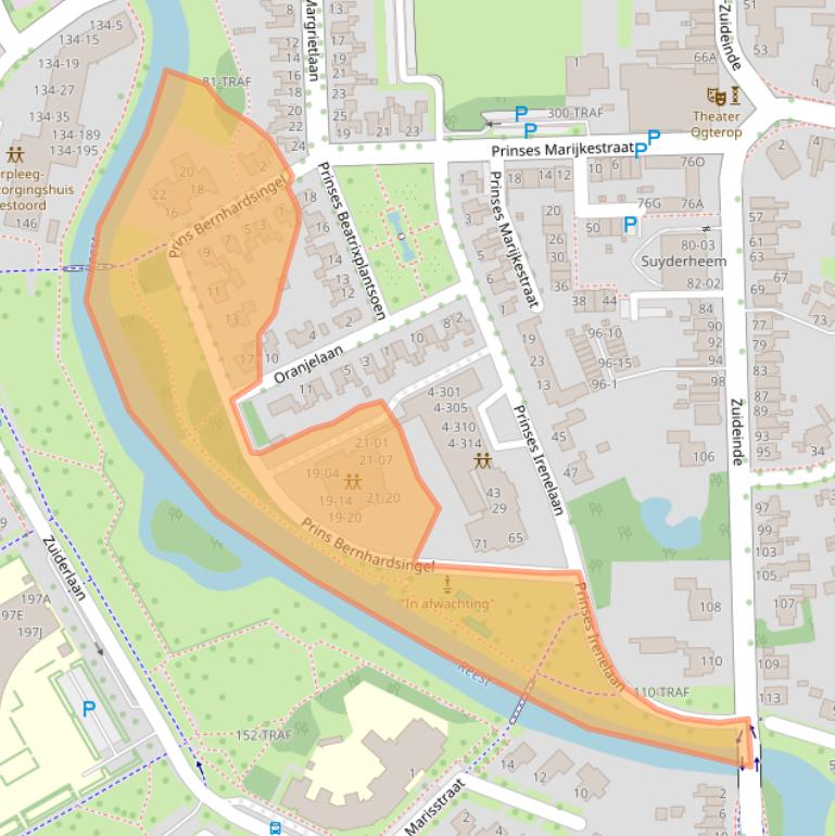 Kaart van postcodegebied 7941EX.