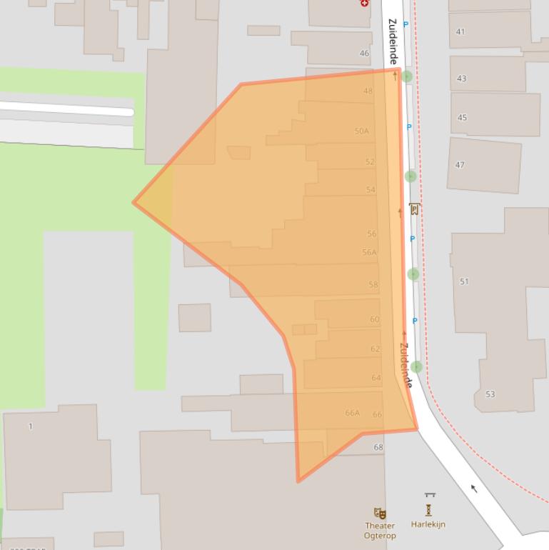 Kaart van postcodegebied 7941GJ.