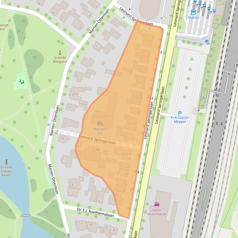 Kaart van postcodegebied 7941GW.