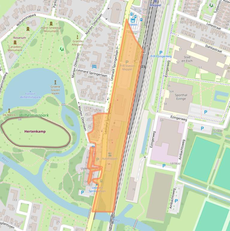 Kaart van postcodegebied 7941GX.