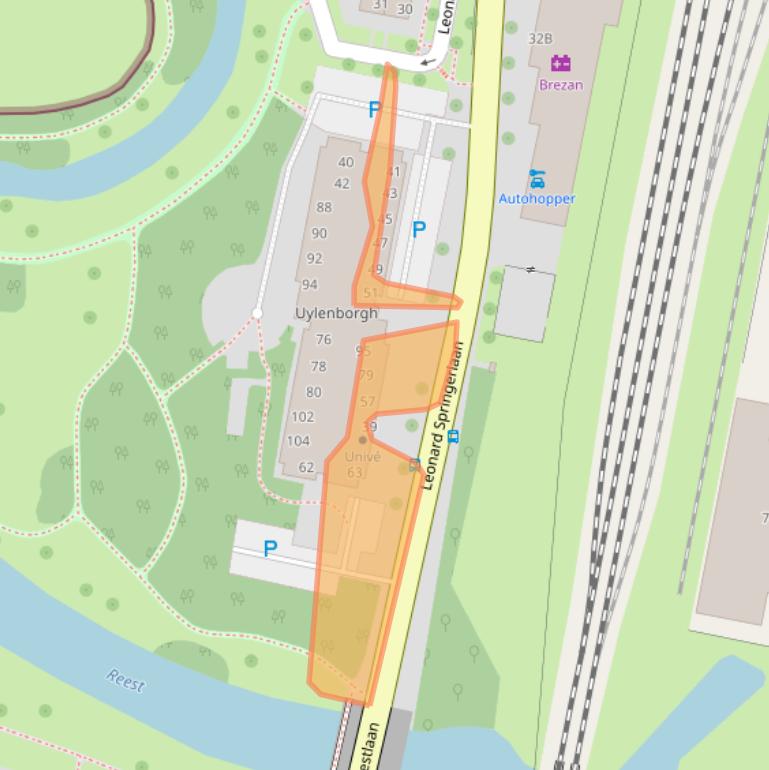 Kaart van postcodegebied 7941GZ.