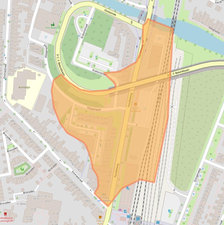 Kaart van postcodegebied 7941HH.