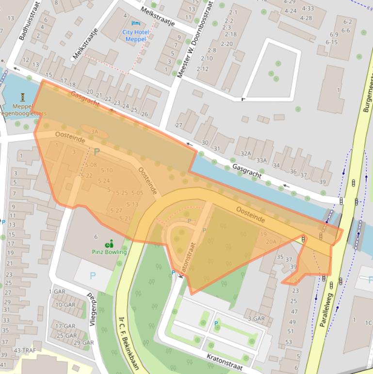 Kaart van postcodegebied 7941HJ.
