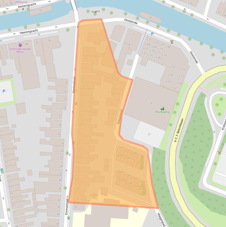 Kaart van postcodegebied 7941HM.