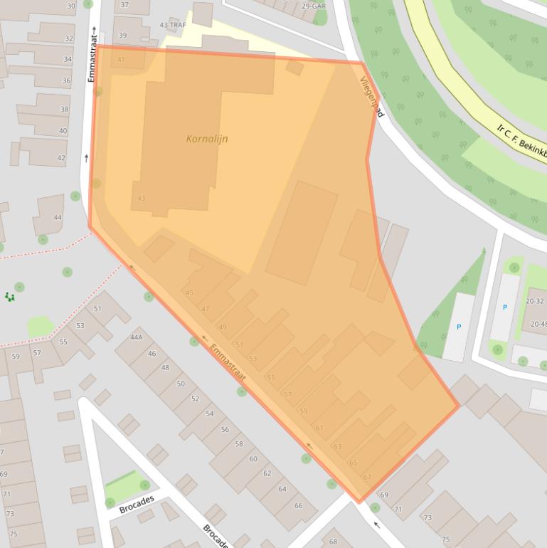 Kaart van postcodegebied 7941HN.