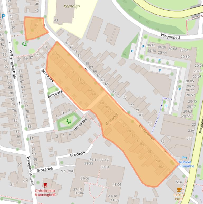 Kaart van postcodegebied 7941HS.