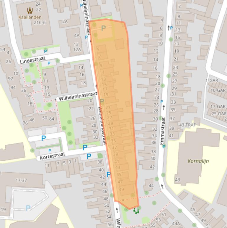 Kaart van postcodegebied 7941HT.