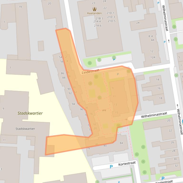 Kaart van postcodegebied 7941HX.