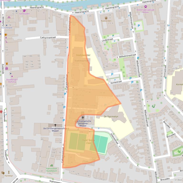 Kaart van postcodegebied 7941JD.