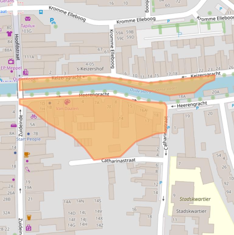 Kaart van postcodegebied 7941JH.