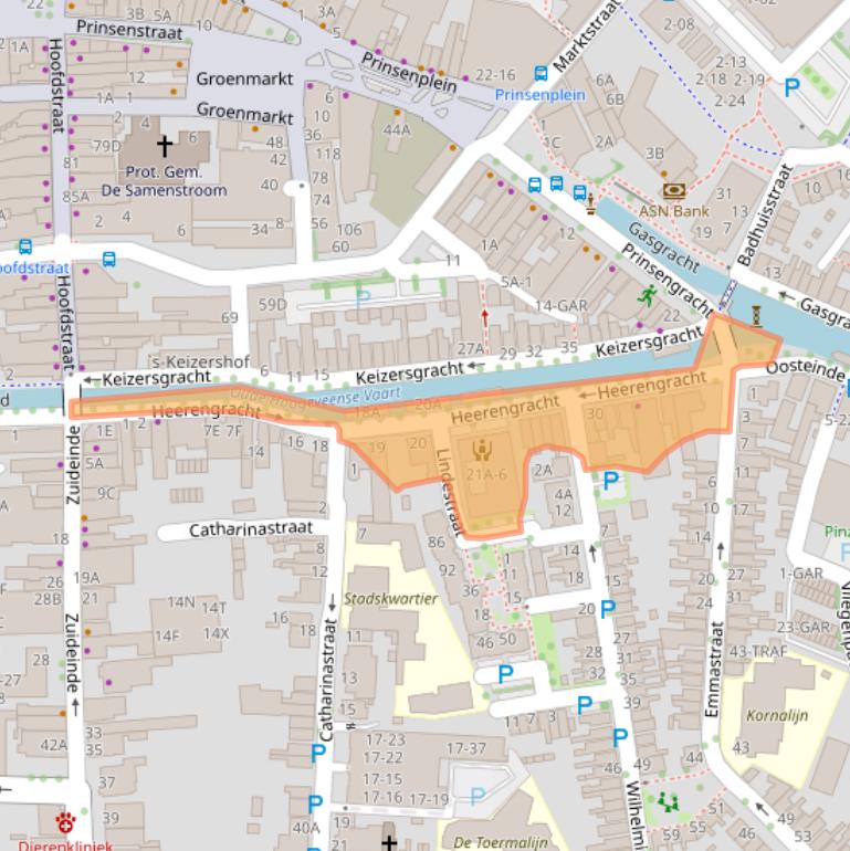 Kaart van postcodegebied 7941JJ.