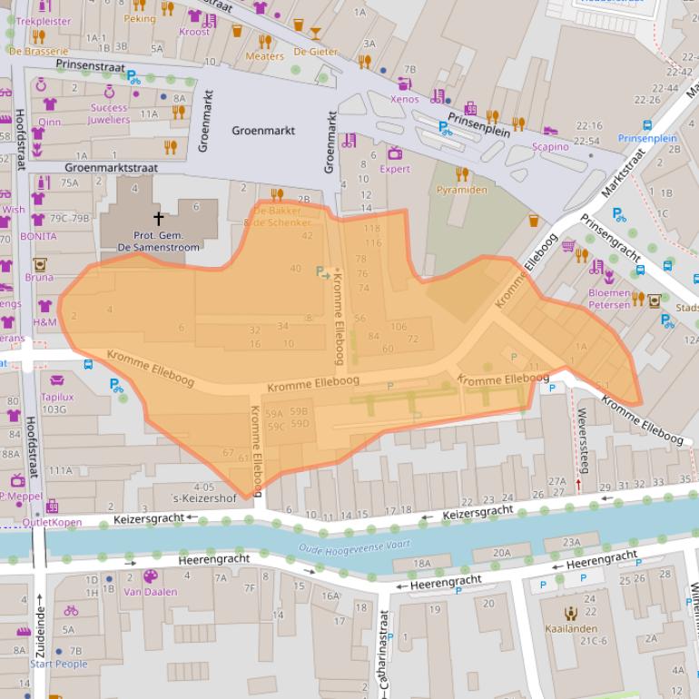 Kaart van postcodegebied 7941KC.