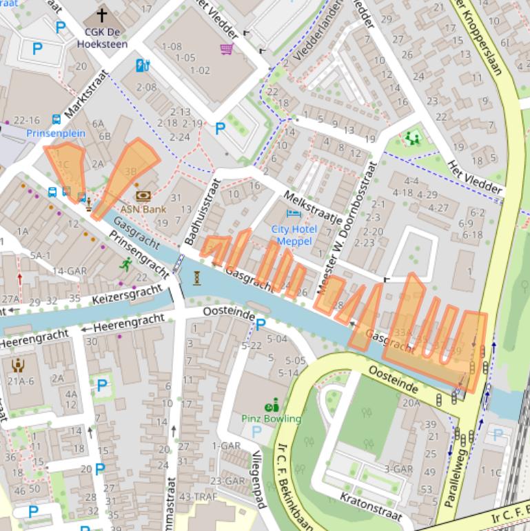 Kaart van postcodegebied 7941KG.