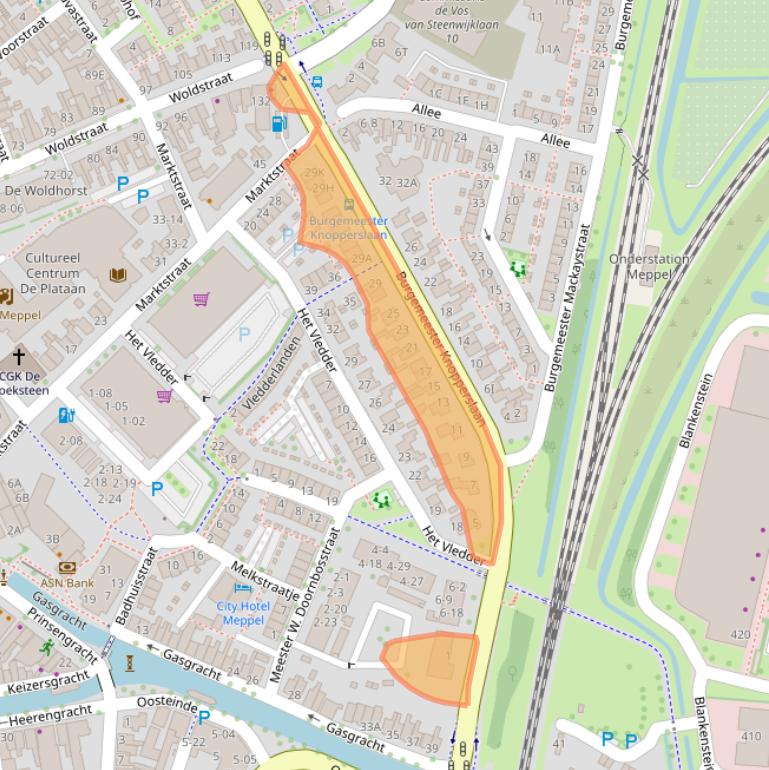 Kaart van postcodegebied 7941KM.