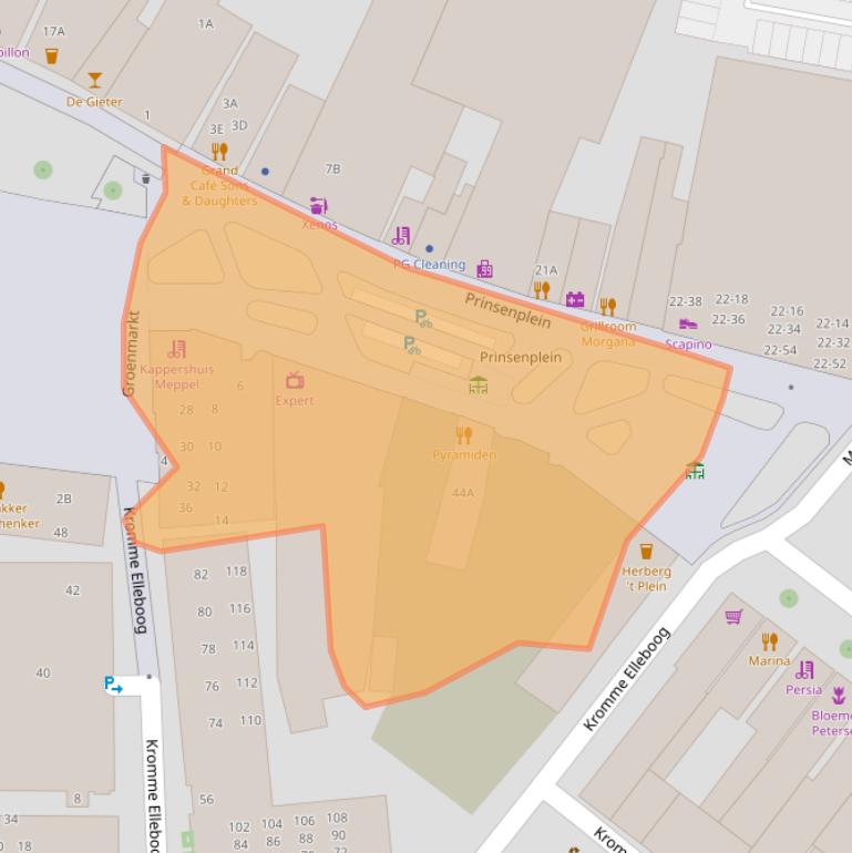 Kaart van postcodegebied 7941KW.