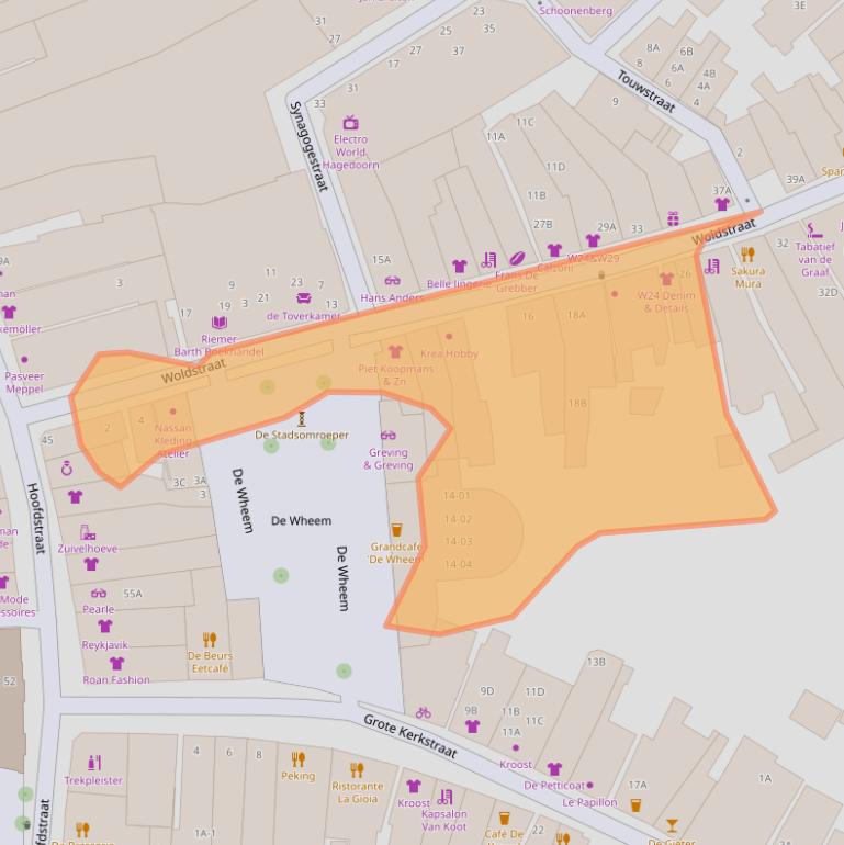 Kaart van postcodegebied 7941LJ.