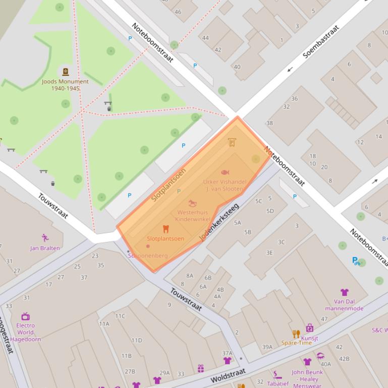 Kaart van postcodegebied 7941LP.