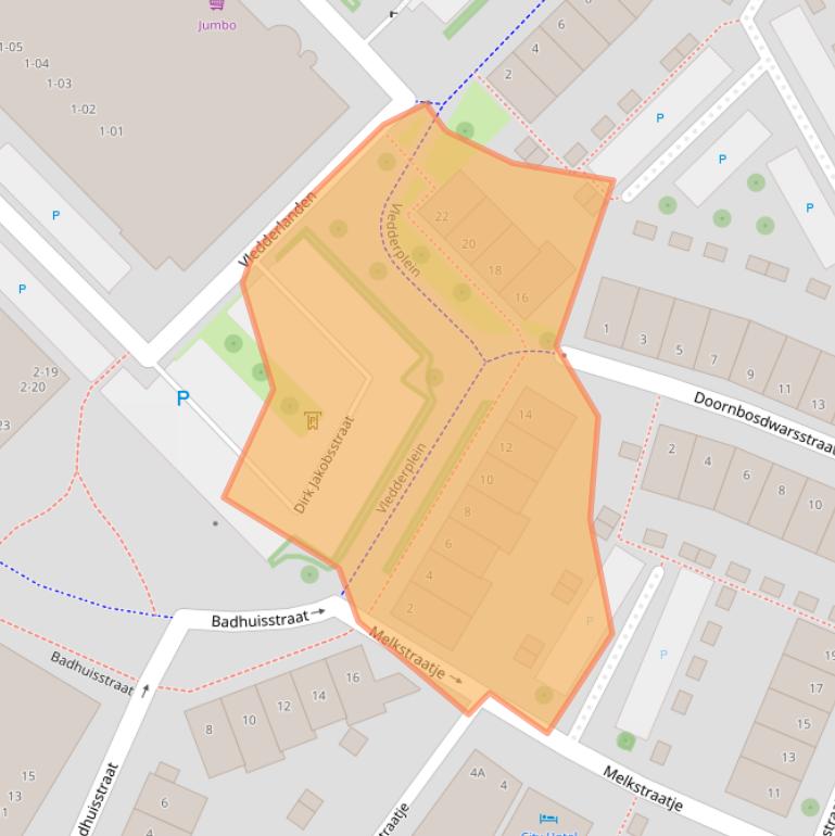 Kaart van postcodegebied 7941NC.