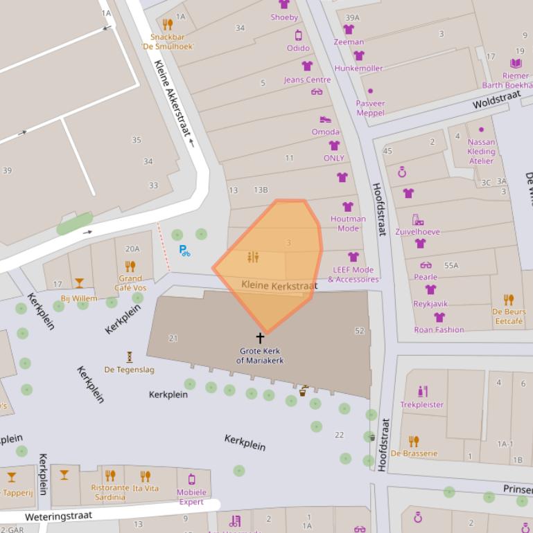 Kaart van postcodegebied 7941QQ.