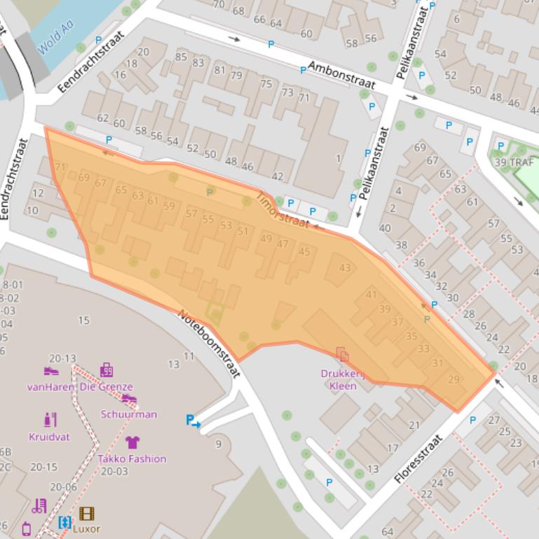 Kaart van postcodegebied 7941VG.