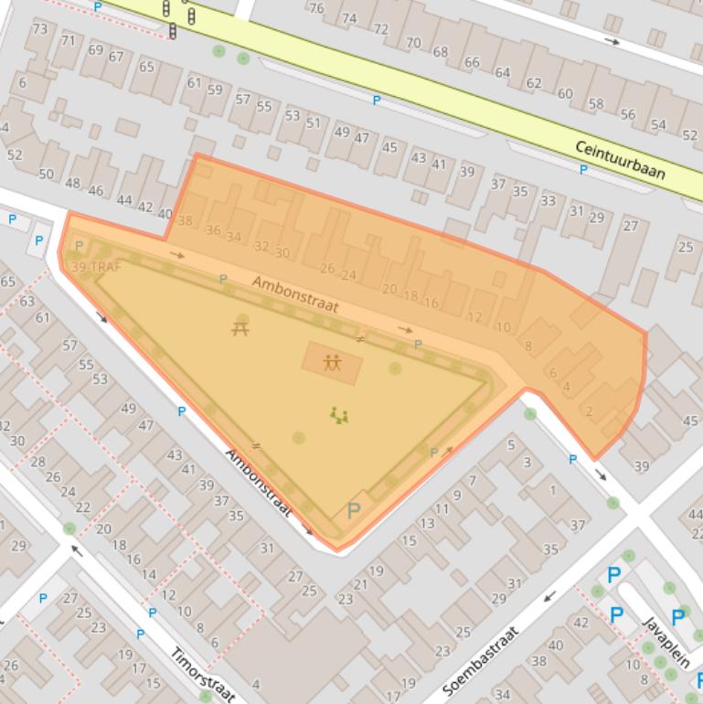 Kaart van postcodegebied 7941VL.