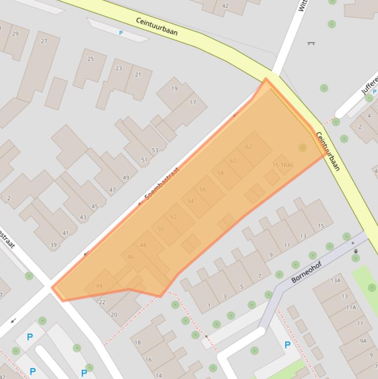 Kaart van postcodegebied 7941VP.