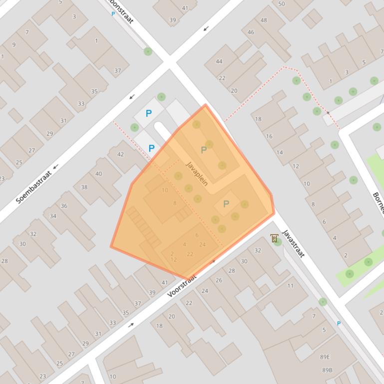 Kaart van postcodegebied 7941VX.