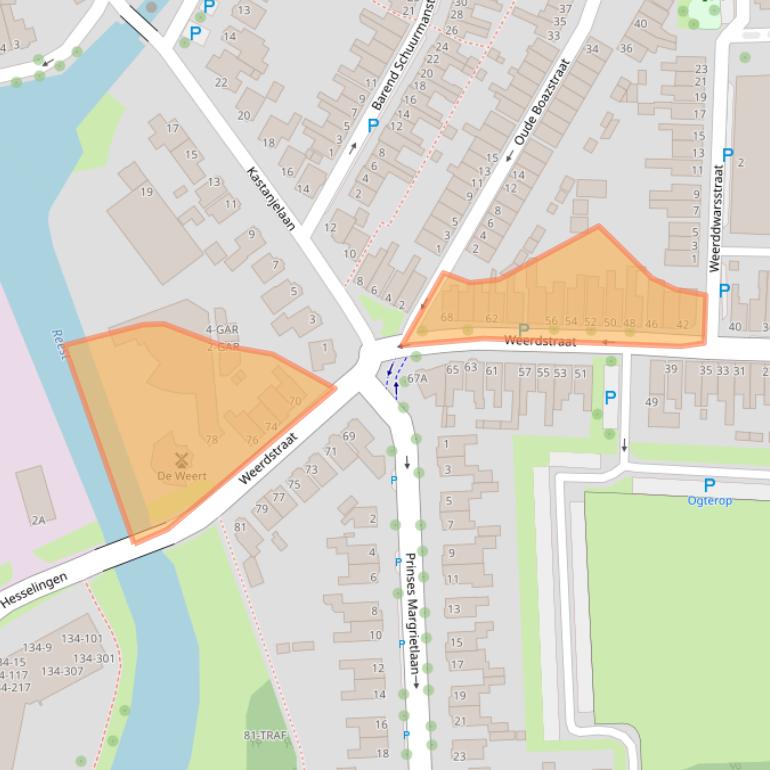 Kaart van postcodegebied 7941XH.