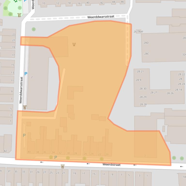 Kaart van postcodegebied 7941XJ.