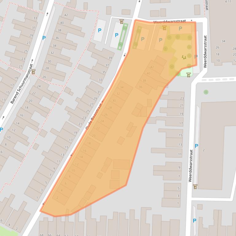 Kaart van postcodegebied 7941XP.