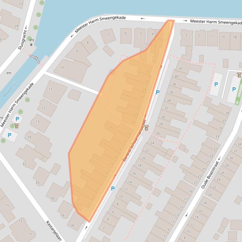 Kaart van postcodegebied 7941XV.