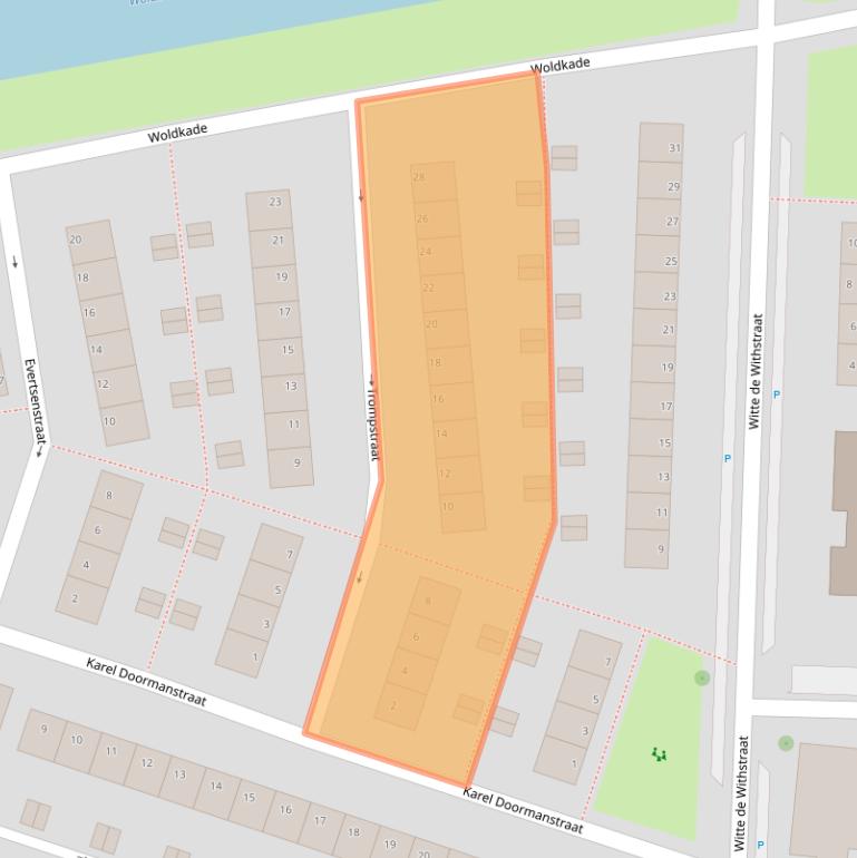 Kaart van postcodegebied 7942AE.