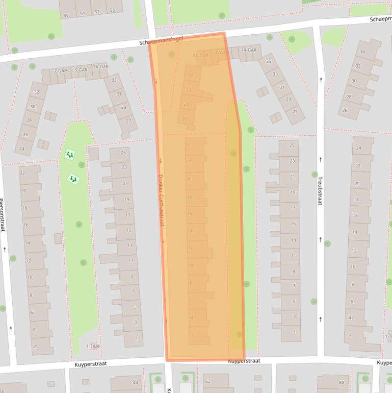 Kaart van postcodegebied 7942CE.