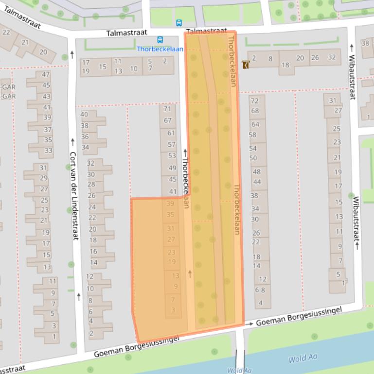 Kaart van postcodegebied 7942CL.