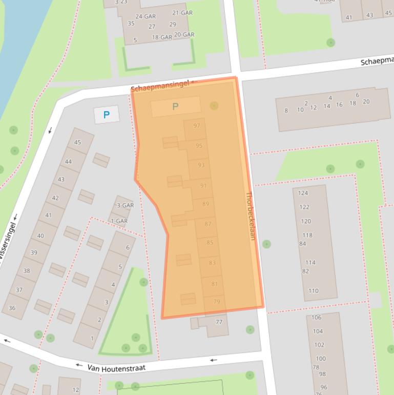 Kaart van postcodegebied 7942CN.