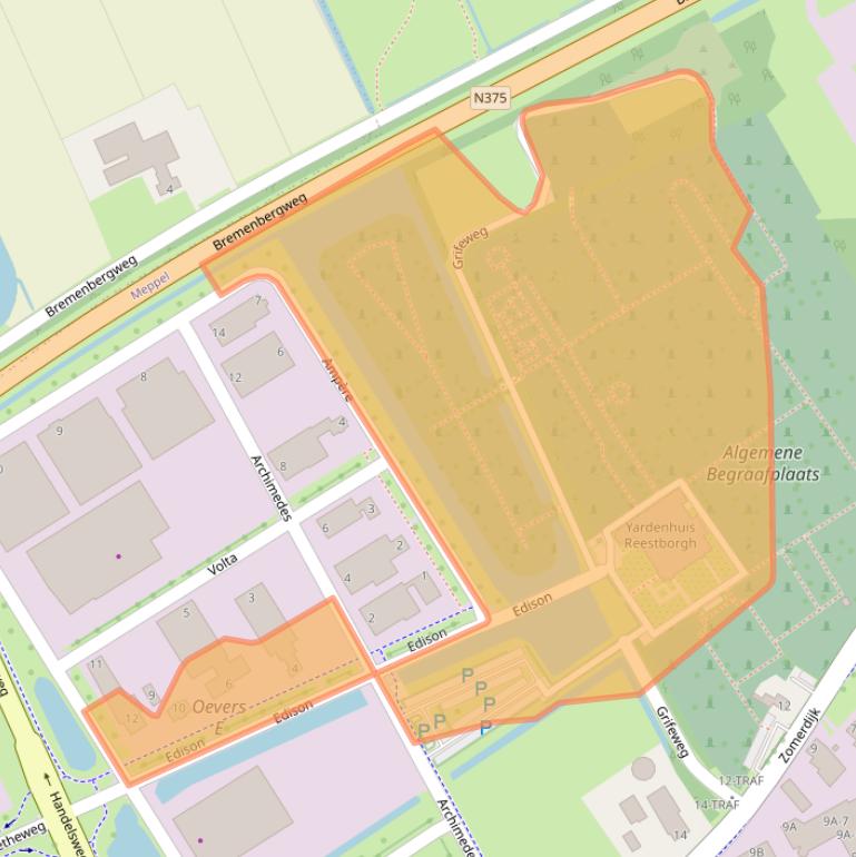 Kaart van postcodegebied 7942DE.
