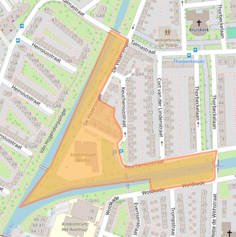 Kaart van postcodegebied 7942EA.