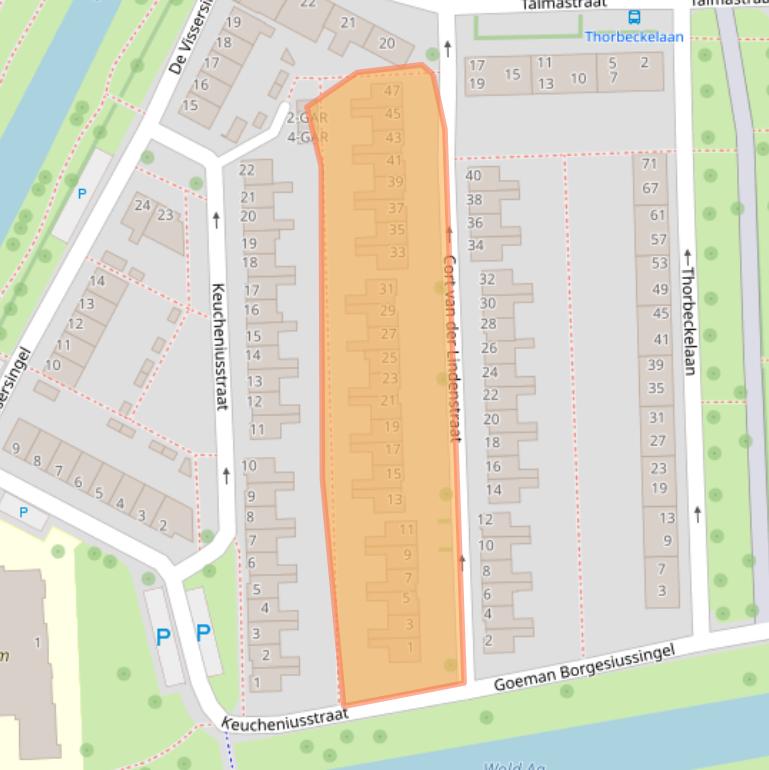 Kaart van postcodegebied 7942EG.