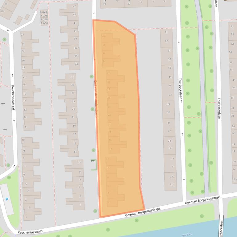 Kaart van postcodegebied 7942EH.