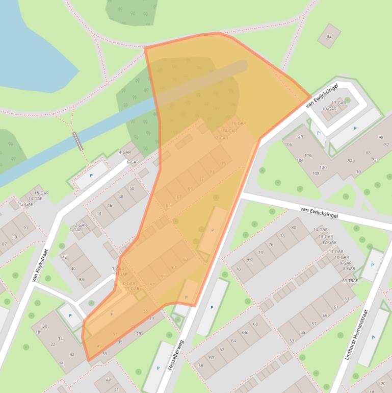 Kaart van postcodegebied 7942GK.